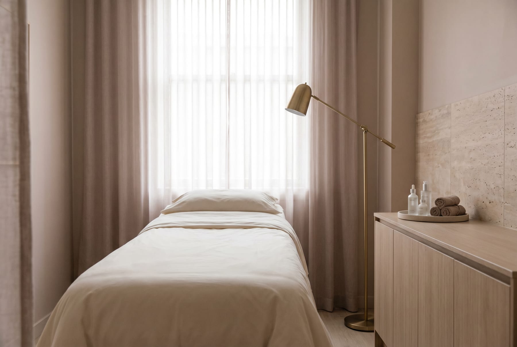 Treatment room at The Beauty Bar Wembley